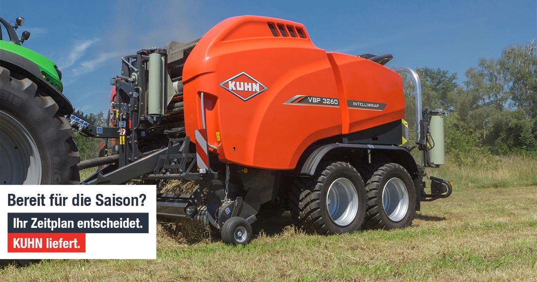 Kuhn VBP 3260 Press-Wickel-Kombination mit IntelliWrap